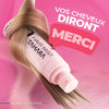 Brume cheveux naturelle à la provitamine B5 et huile de ricin, flacon Musc Blanc