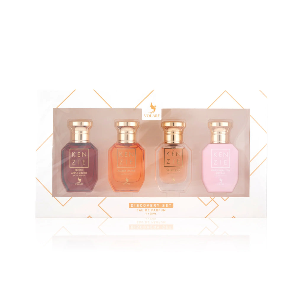 Coffret officiel Kenzie Discovery Set Volaré avec quatre eaux de parfum de 25 ml